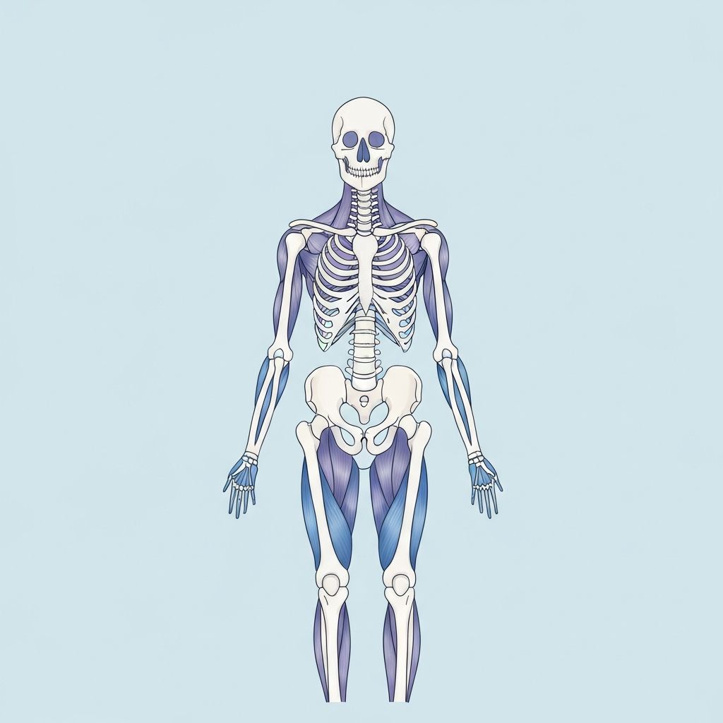 Abstract illustration of human body wellness